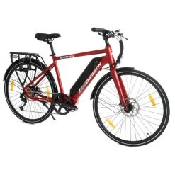 28 Zoll E-Bike Herren Trekkingrad CHRISSON ESARGOS Gent 14Ah Rot