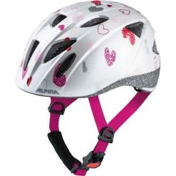 ALPINA Kinder-Helm Ximo White Hearts