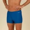 Nabaiji Badehose Boxer Herren - 100 Basic Blau