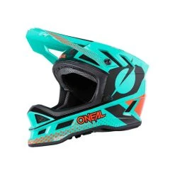 O'Neal Blade Polyacrylite Ace - Fullface Helm - Minze/Orange/Schwarz