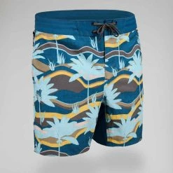 OLAIAN Boardshorts 17" Surfen - 500 Good Blau -O'NEAL Geschäft boardshorts 17 surfen 500 palmen grau