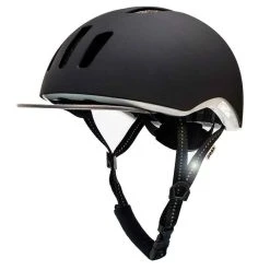 City-Bike-Helm Für Frauen Und Männer| Schwarz 53cm-59cm| Crazy Safety | EN 1078