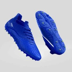 Kipsta Damen/Herren Fussball Nockenschuhe MG/AG - VIRALTO III 3D Air Mesh Saphir Blau