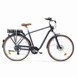 E-Bike City-Bike 28 Zoll Elops 900E HF Herren Dunkelblau