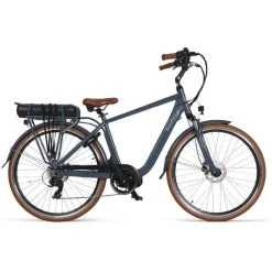 Beaufort Elektrisches Herrenfahrrad, Bea, 51 Cm, Mittelmotor, 7 Gang, Grau