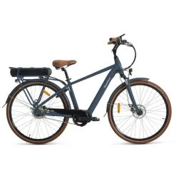 Beaufort Elektrisches Herrenfahrrad, Bo, 49 Cm, Mittelmotor, 8 Gang, Grau