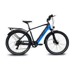 LLobe Elektrisches Herrenfahrrad, Trekkingrad, Yukon, 51 Cm, 13,2 Ah, 7 Gang, Blau