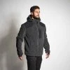 SOLOGNAC Fleecejacke 900 Warm Wattiert Recycling Grau