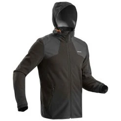 Quechua Fleecejacke Herren X-warm Winterwandern - SH500 Schwarz