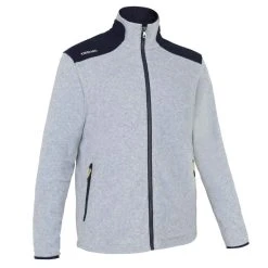 Tribord Fleecejacke Segeln Herren 100 Grau/marineblau