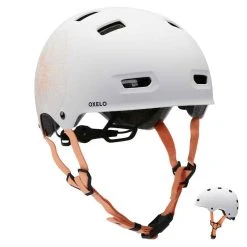 Oxelo Skaterhelm MF540 Für Inliner Skateboard Scooter Neonorange -O'NEAL Geschäft helm inliner skateboard scooter mf540 flower