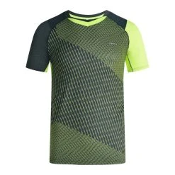 PERFLY Herren Badminton T-Shirt - 560 Schwarz/orange -O'NEAL Geschäft herren badminton t shirt 560 leuchtend grun