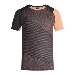 PERFLY Herren Badminton T-Shirt - 560 Schwarz/orange
