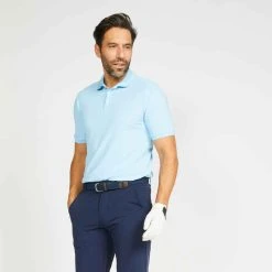 Inesis Golf Poloshirt Kurzarm WW500 Herren Marineblau -O'NEAL Geschäft herren golf poloshirt ww500 hellblau