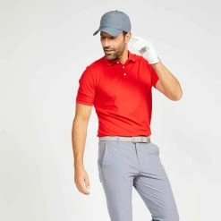 Inesis Golf Poloshirt Kurzarm WW500 Herren Marineblau -O'NEAL Geschäft herren golf poloshirt ww500 rot
