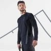 Artengo Herren Tennis Langarmshirt - Thermic Schwarz