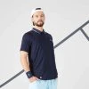Artengo Herren Tennis Poloshirt Kurzarm - Dry Marineblau