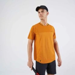 Artengo Herren Tennis T-Shirt - Dry Hellgrau -O'NEAL Geschäft herren tennis t shirt dry vn ockerschwarz