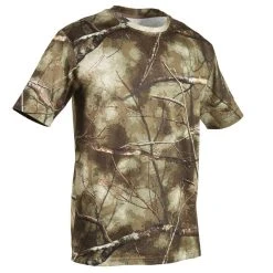 SOLOGNAC Jagd-T-Shirt 100 TREEMETIC Atmungsaktiv, Camouflage