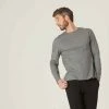 Domyos Langarmshirt Herren - 100 Grau