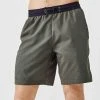 Kalenji Laufshorts Herren Atmungsaktiv - Dry+ Oliv/schwarz