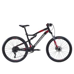 Rockrider Mountainbike ST 530 S 27,5 Zoll Schwarz/rot