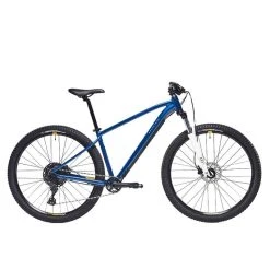 Rockrider Mountainbike Trekking 29 Zoll Explore 520 Blau/orange