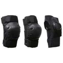 Oxelo Protektoren Schoner 3er-Set Inliner FIT500 Damen/Herren Schwarz/grau -O'NEAL Geschäft protektoren schoner damenherren 3er set inliner fit500 schwarz