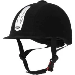 CHOPLIN Reithelm AERO Schwarz/matt/silberfarbig