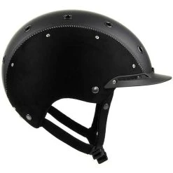 Casco Reithelm CHAMP-3 NUBUK Schwarz