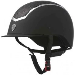 EQUITHÈME Reithelm INSERT LAMÉ Schwarz Titan/silber