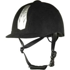 HKM Reithelm NEW AIR STRIPE Schwarz