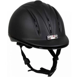 Casco Reithelm YOUNGSTER Schwarz Matt