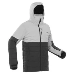 WEDZE Skijacke 100 Herren Warm Mittlere Länge - Blau/rot -O'NEAL Geschäft skijacke herren warm mittlere lange 100 grauschwarz