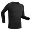 WEDZE Skiunterwäsche Funktionsshirt Herren - BL 100 Schwarz