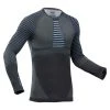 WEDZE Skiunterwäsche Funktionsshirt Herren Seamless - BL 980 Blau