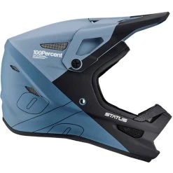 100% Status Youth Helm - Drop/Steel Blue