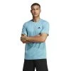 T-Shirt Fitness Cardio Adidas Herren Blau