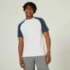Domyos T-Shirt Herren - 520 Weiss/blau