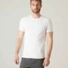 Domyos T-Shirt Herren Slim - 500 Weiss