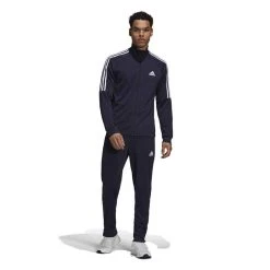 Trainingsanzug Fitness Cardio Adidas Herren Blau