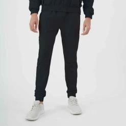 Domyos Trainingshose Fitness Outdoor Atmungsaktiv Slim Herren - Schwarz