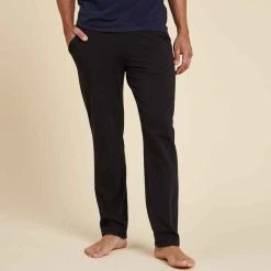 KIMJALY Trainingshose Herren Sanftes Yoga - Ecodesign Schwarz
