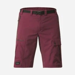 Forclaz Trekkingshorts Herren Robust - MT500 Bordeaux -O'NEAL Geschäft trekkingshorts herren robust mt500 bordeaux 1