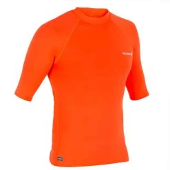 OLAIAN UV-Shirt Kurzarm ÚV-Top 100 Herren Neon-orange
