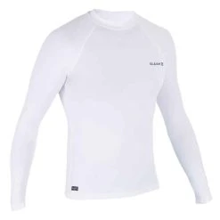 OLAIAN UV-Shirt Langarm Herren UV-Schutz 50+ 100 Weiss