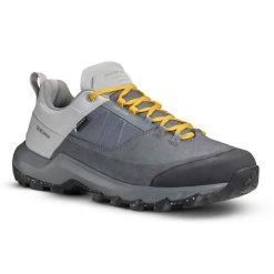 Quechua Wanderschuhe Herren Niedrig Wasserdicht Bergwandern - MH500 Grau