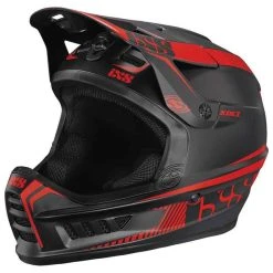 IXS Xact Fullface Helm - Black/fluor Red