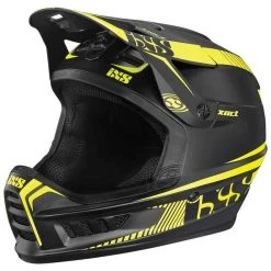IXS Xact Fullface Helm - Black/lime