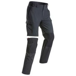 Forclaz Zip-Off-Hose Herren Trekking - MT100 Grau
